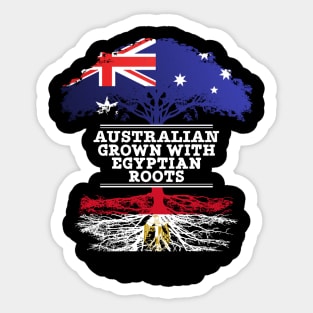 Australian Grown With Egyptian Roots - Gift for Egyptian With Roots From Egypt Sticker